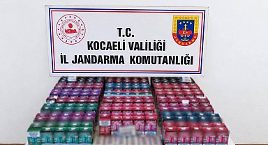 Kocaeli'de 5,4 milyon liralık kaçakçılık operasyonu