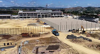 Kocaelispor'un yeni yuvası yüzde 50 tamamlandı