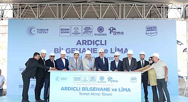 Konya Büyükşehir'in Ardıçlı TOKİ'ye 300 milyon lira bedelle kazandıracağı Gençlik Kampüsü'nün temeli atıldı