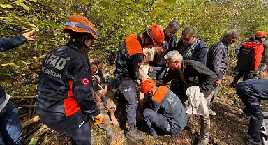 Konya'da kaybolan yaşlı çift, ekipler tarafından sağ olarak bulunarak kurtarıldı