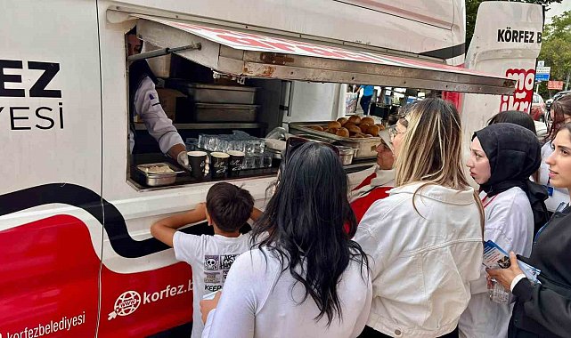 Körfez Belediyesi'nden öğrencilere sıcak karşılama