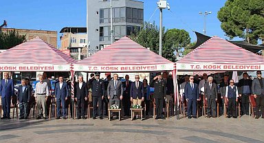 Köşk'te 19 Eylül Gaziler Günü törenle kutlandı