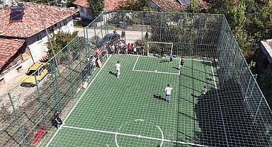 Köy çocuklarının futbol sevgisi lige dönüştü