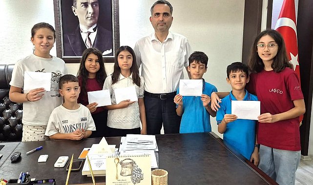 Kozan'da miniklerden afetzedelere 15 bin liralık destek