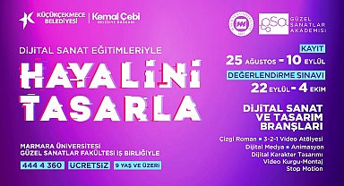 Küçükçekmece'de güzel sanatlar akademisi yeni dönem kayıtları başladı