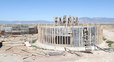 Kumlu'da atık su arıtma tesisinin yüzde 65'i tamamlandı
