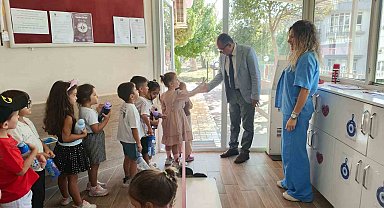 Kuşadası İlçe Milli Eğitim Müdürü Yapıcı anaokulunda eğitim çalışmalarını inceledi