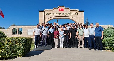 Kütahya'da 121 okul müdürü Dumlupınar'ın tarihi mirasını yerinde inceledi