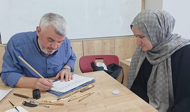 Kütahya'da 'Hüsn-i Hat Kursu'na ilgi