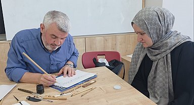 Kütahya'da 'Hüsn-i Hat Kursu'na ilgi