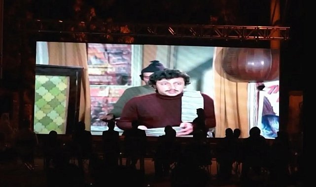 Kütahya'da açık hava sinemasında Yeşilçam nostaljisi