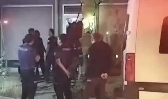 Kütahya'da beyaz eşya servisinde yangın