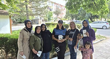 Kütahya'da polis ekiplerinden okul çevrelerinde güvenlik denetimi