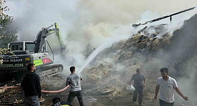 Kütahya'da yangın paniği: Ev, ahır ve samanlık zarar gördü