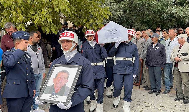 Kütahyalı Kıbrıs gazisi Halil Çil son yolculuğuna uğurlandı