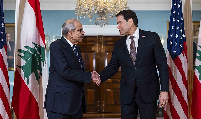Lübnan Başbakanı Salam, ABD Dışişleri Bakanı Rubio ile bir araya geldi