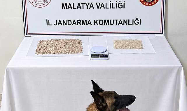 Malatya'da 1 kilo 80 gram metamfetamin ele geçirildi