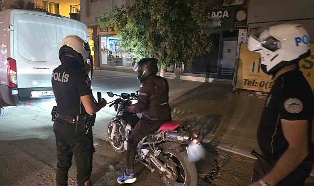 Malatya'da motosikletlere yönelik denetim