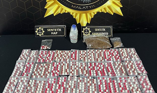 Malatya'da uyuşturucu operasyonunda 2 tutuklama