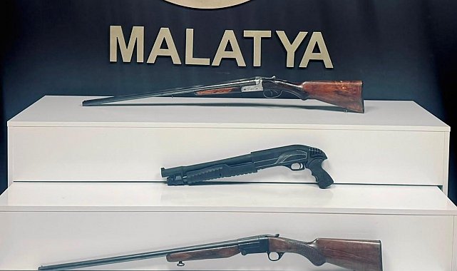 Malatya'da yasa dışı silah ticareti operasyonu: 3 gözaltı