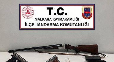 Malkara'da jandarma operasyonunda silah ve uyuşturucu aparatları ele geçirildi