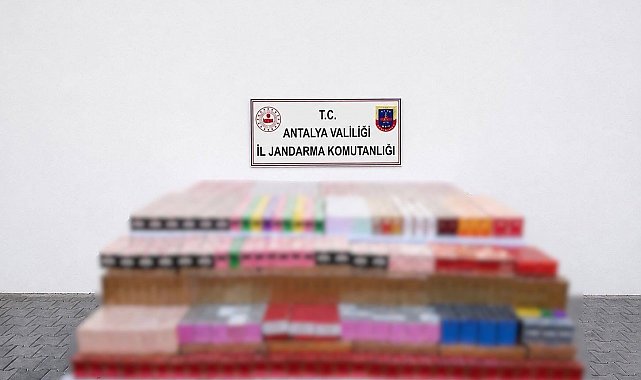 Manavgat'ta 3 milyon 950 bin liralık gümrük kaçağı ürün ele geçirildi