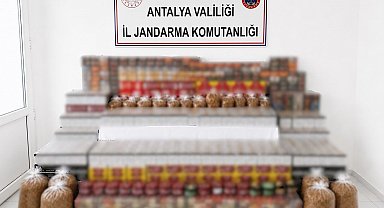 Manavgat'ta 36 bin makaron, 35 kilo kıyılmış tütün ele geçirildi