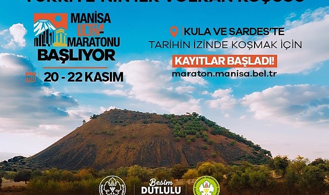 Manisa Ultra Maratonu ile Kula ve Sardes'te tarihin izinde koşulacak