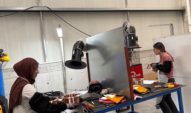 Manisa'da 'Sanayide Kadın Eli" projesinde önemli aşama