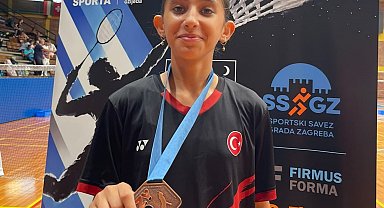 Manisalı Irmak, Hırvatistan'da kürsüye çıktı