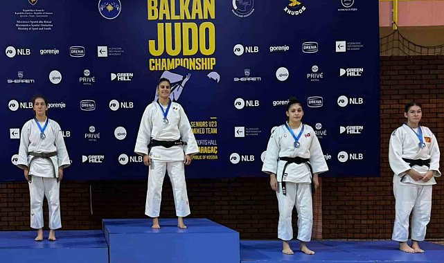 Manisalı judocu Hira Nur Turgut'tan Balkan Şampiyonası'nda 2 madalya