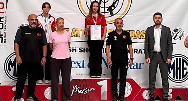 Manisalı milli sporcu Denktaş'tan rekor üstü atış
