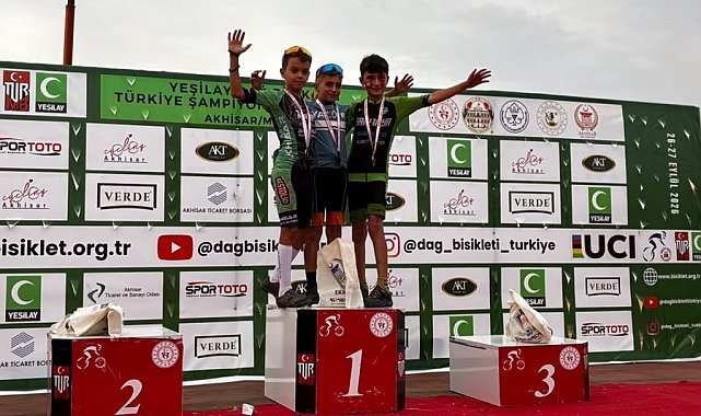 Manisalı sporculardan Dağ Bisikleti Türkiye Şampiyonası'nda 15 madalya