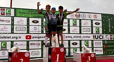 Manisalı sporculardan Dağ Bisikleti Türkiye Şampiyonası'nda 15 madalya