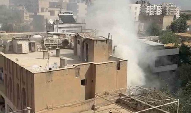 Mardin'de binada çıkan yangın söndürüldü