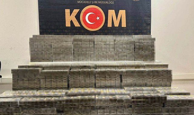 Mardin'de kaçakçılık operasyonunda 7 bin 500 paket sigara ele geçirildi