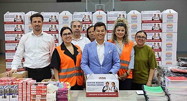 Marmaris'te öğrenciler yeni eğitim yılına destekle başlıyor