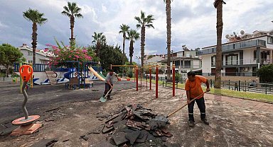 Marmaris'te parklar yenileniyor