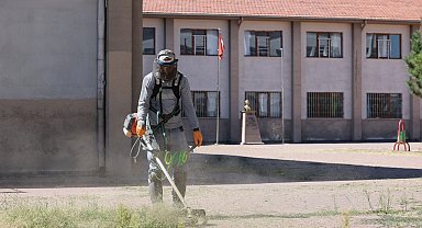 Melikgazi'de okullar yeni eğitim - öğretim yılına hazırlanıyor