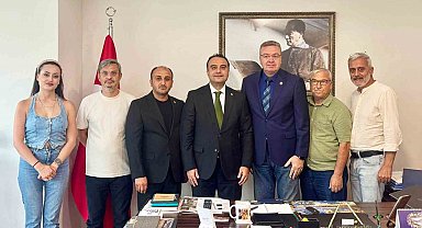 Menteşe Kaymakamı Budan'dan Muğla Büyükşehir Gazeteciler Cemiyeti'ne ziyaret