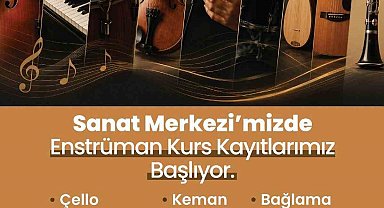 Merkezefendi Sanat Merkezinde enstrüman kurs kayıtları başlıyor
