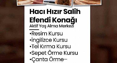 Merkezefendi'de Aktif Yaş Alma Merkezlerinde kurs kayıtları başladı