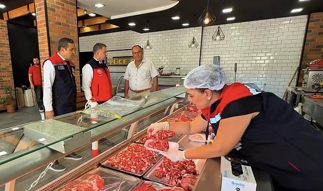 Mersin'de eş zamanlı gıda denetimi