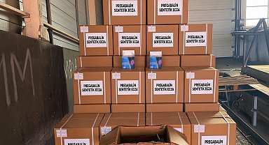 Mersin'de gerçekleştirilen operasyonlarda 1 ton 716 kilogram pregabalin ele geçirildi