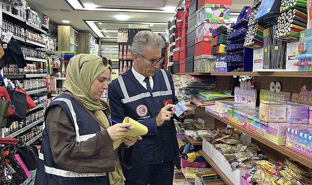 Mersin'de kırtasiyelere sıkı denetim