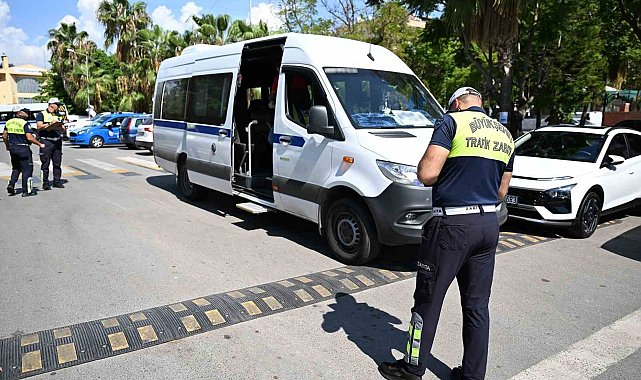 Mersin'de okul servislerine sıkı denetim