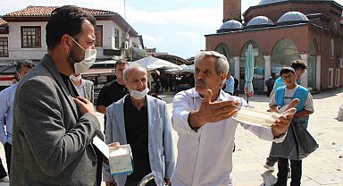 Merzifonluların toz ve çukurla imtihanı: Halka maske dağıtıldı