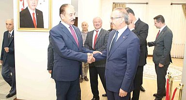 MESOB heyetinden Vali Seddar Yavuz'a 'Ahilik Haftası' ziyareti