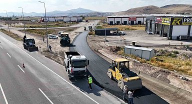 Metal Sanayi Sitesi'nde asfalt çalışması tamamlandı