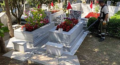 Mezarlıklara kesintisiz bakım